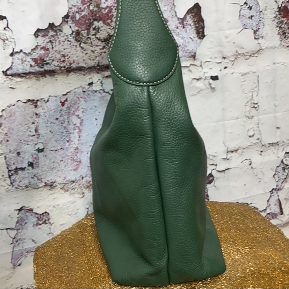 Dooney & Bourke large green hobo purse - Picture 8 of 11